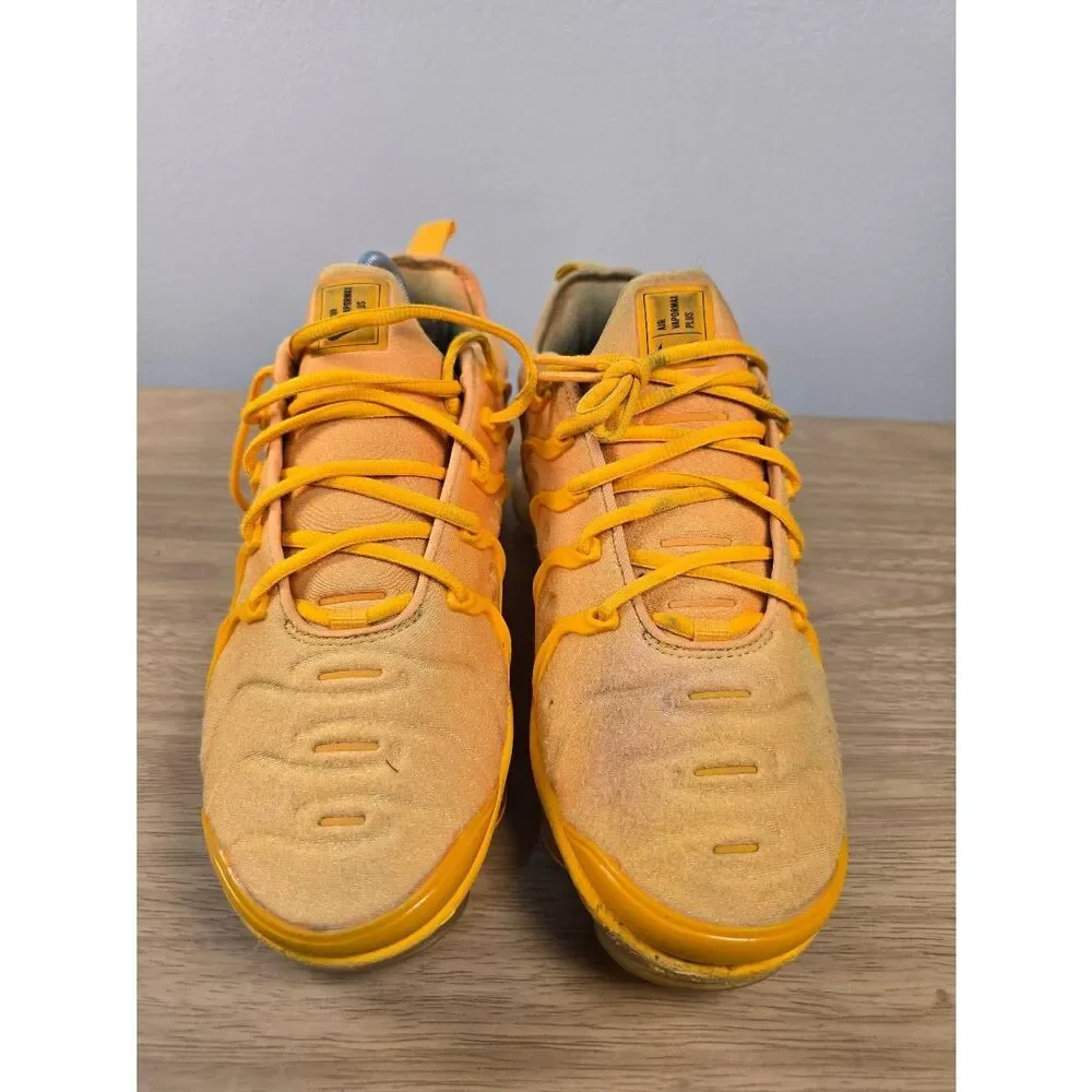 Nike Air VaporMax Plus Yellow Women's Running Shoes Size 8